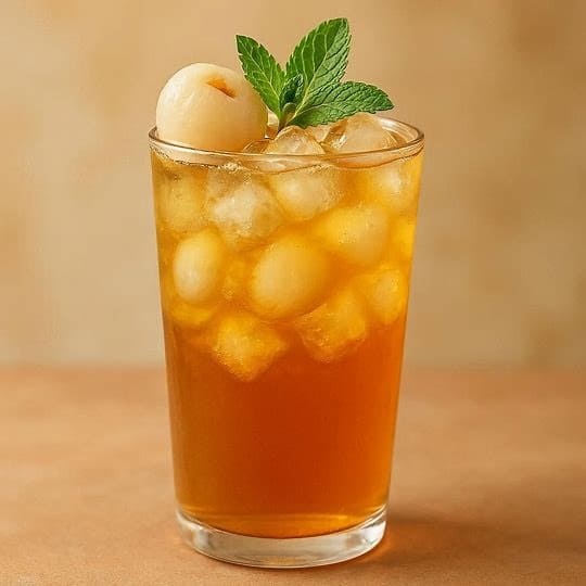 Iced Lychee Tea Six Ounces Coffee